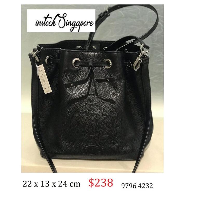 michael kors fulton black shoulder bag