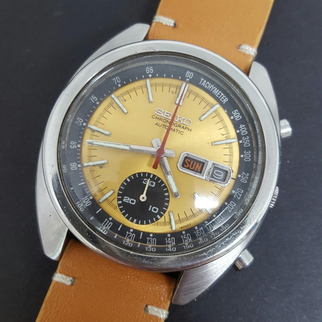 seiko day date chronograph