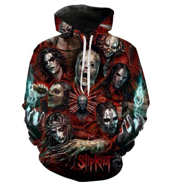 SLIPKNOT 3D HOODIE Men s Fashion Tops Sets Hoodies on Carousell