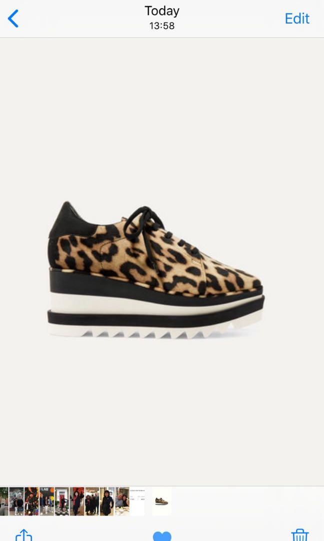 Stella mccartney leopard shoes hotsell