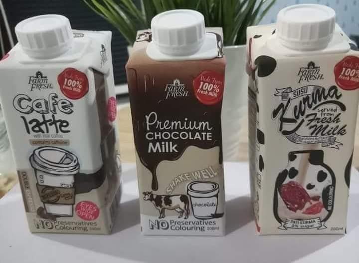 Susu Uht Farmfresh 1kotak 200ml Food Drinks Packaged Snacks On Carousell