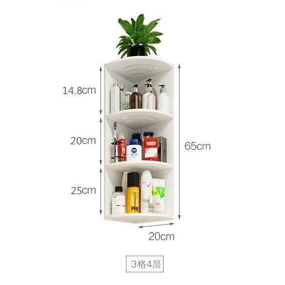 🌿Toilet Corner Wall Storage🌿 (Category: Shelves, Cabinets & Racks) located in Georgetown. Submitted by noorfarinasyabeema (Listing ID 280247261, Image 1). Description: READY STOCK MSIA Toilet Corner Wall Storage RM48 SM INC POSTAGE Material - WPC (Waterproof) Color - White Size - 65cm x 20cm Layer - 4 Installation Method = Self adhesive patch included #B.H.