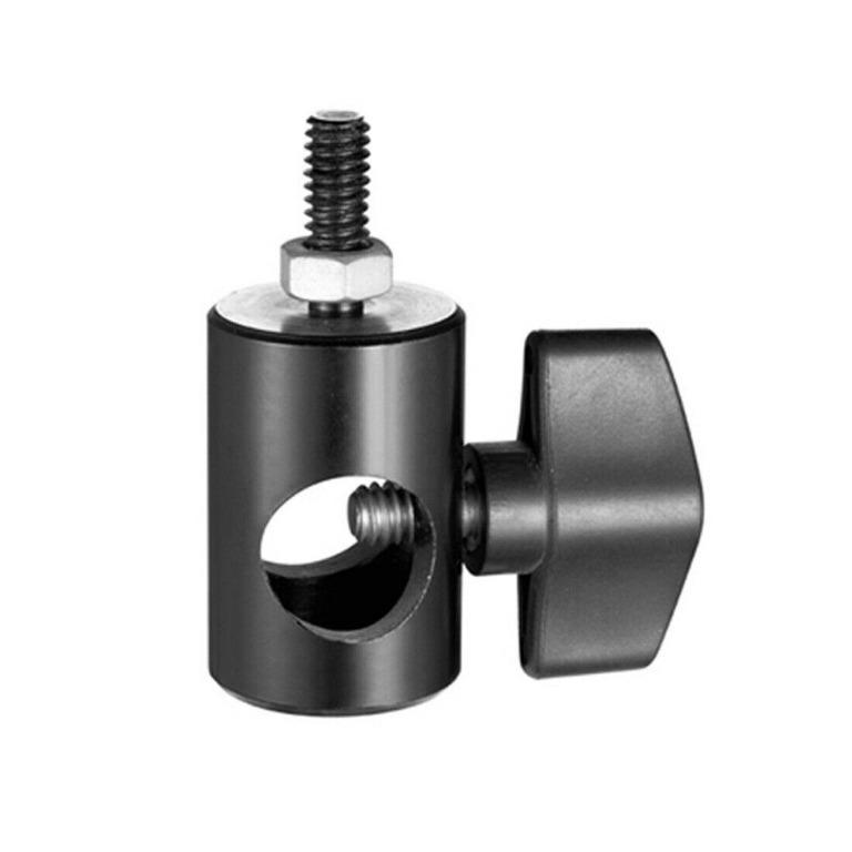 Tripod Light Stand Head Converter to 1/4 Screw Adapter for LED Light