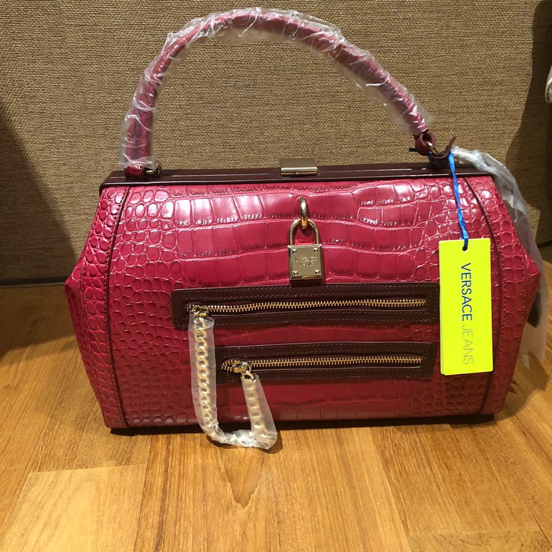 Versace bag red on sale