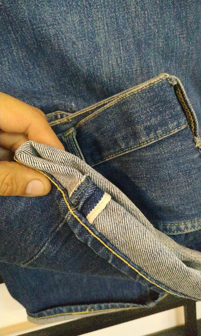 vintage 1950s foremost JC penney half selvedge denim, Men's