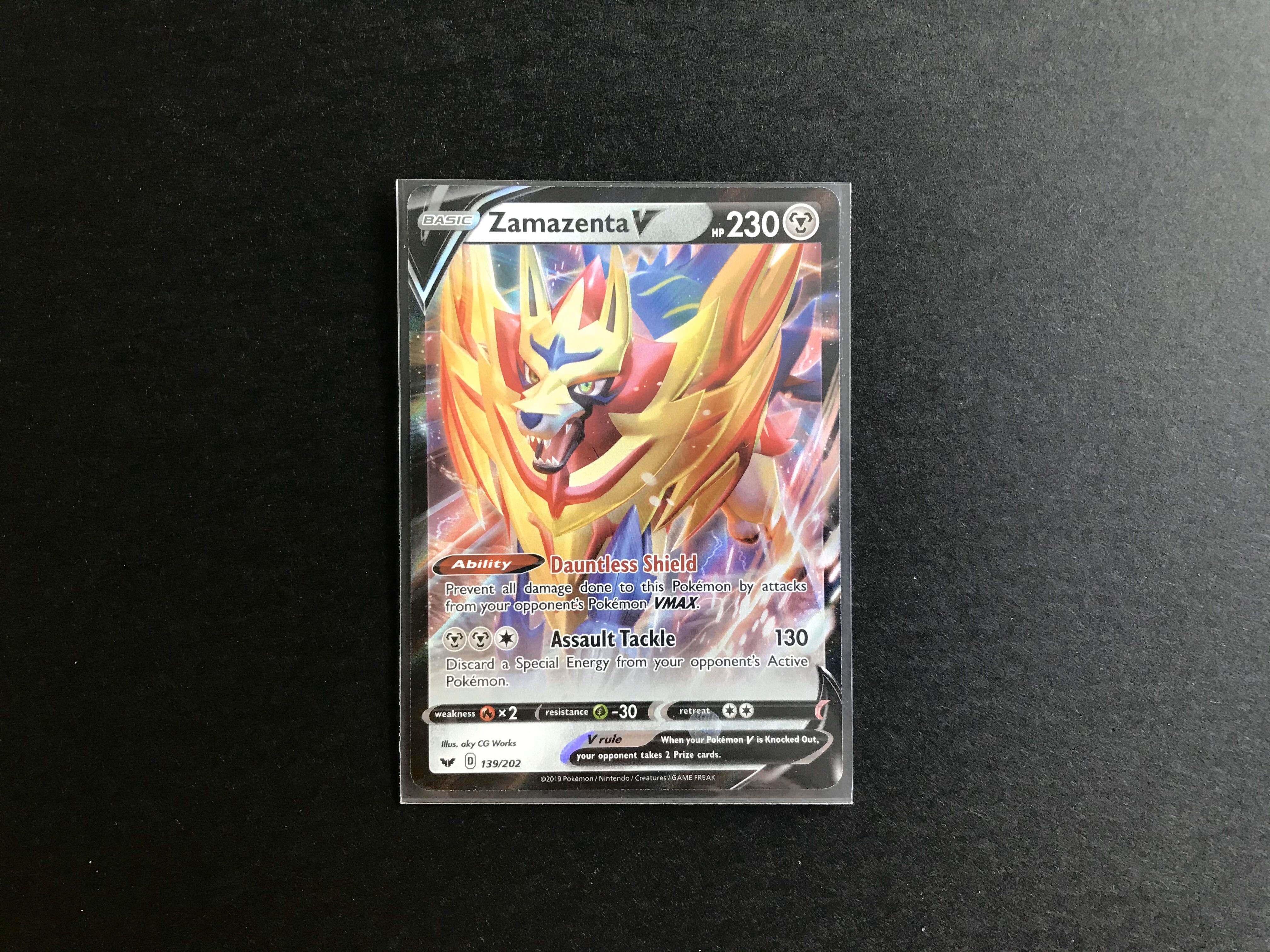 Zamazenta V 139//202 Ultra Rare