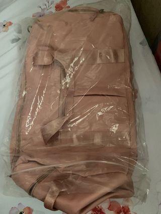 Pink gym bag