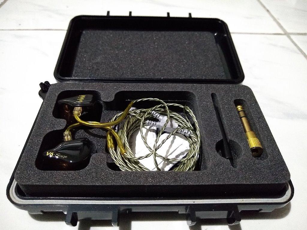 1964 Ears 64 Audio V6 Stage CIEM Custom In Ear Monitor Earphone