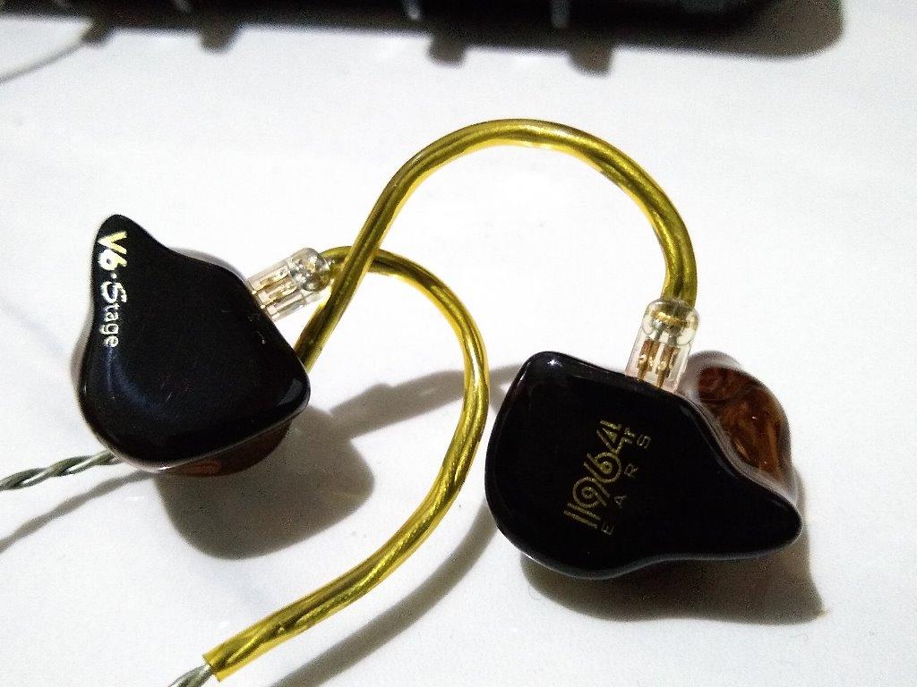 1964 Ears 64 Audio V6 Stage CIEM Custom In Ear Monitor Earphone