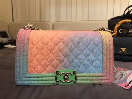 Chanel rainbow boy hot sale bag dupe