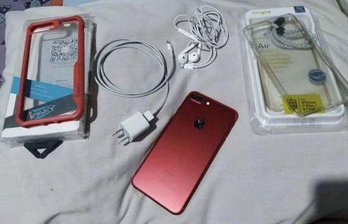 iPhone 7 Plus Red (2nd Hand/price negotiable)