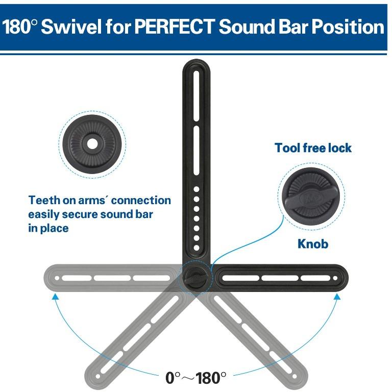 Mounting dream md5420 soundbar bracket clearance