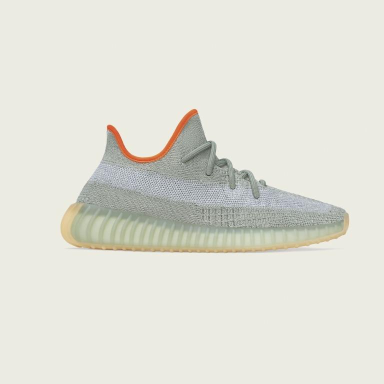In Stock Yeezy 350 Desert Sage US4 5 6.5 9 9.5 10 Men s Fashion Footwear Sneakers on Carousell