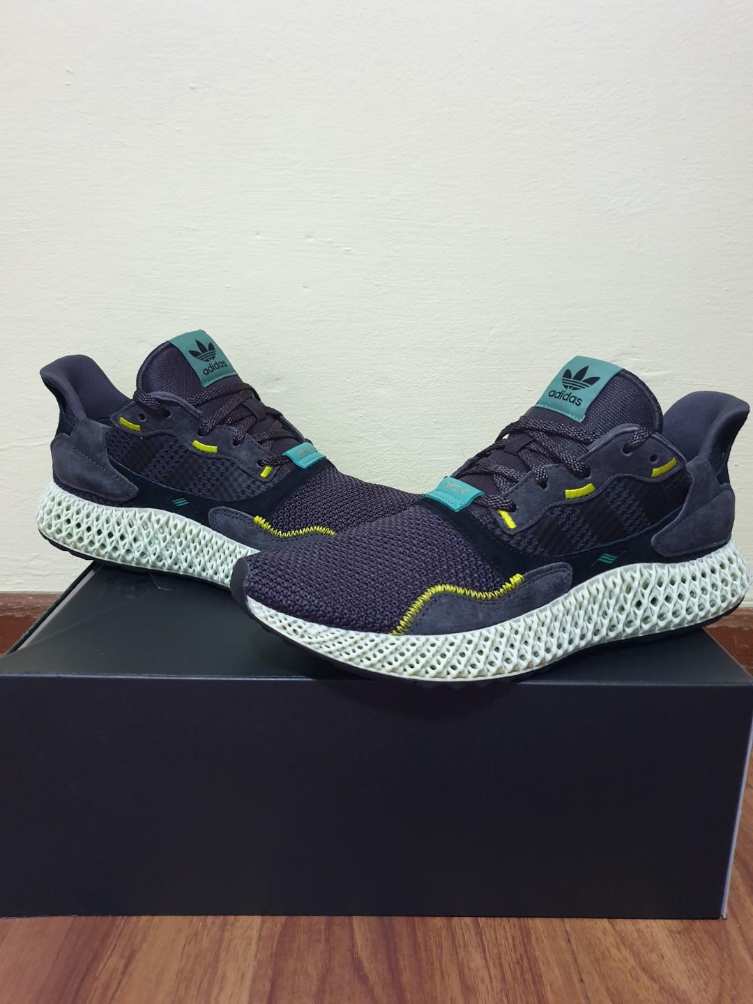 Clearance Adidas ZX 4000 4D Carbon Men s Fashion Footwear