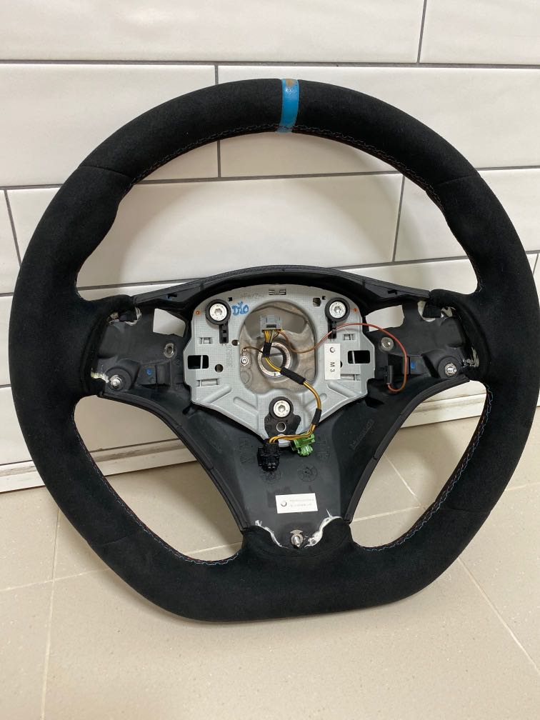 Alcantara E92 M3 Steering Wheel, Car Accessories, Accessories on Carousell