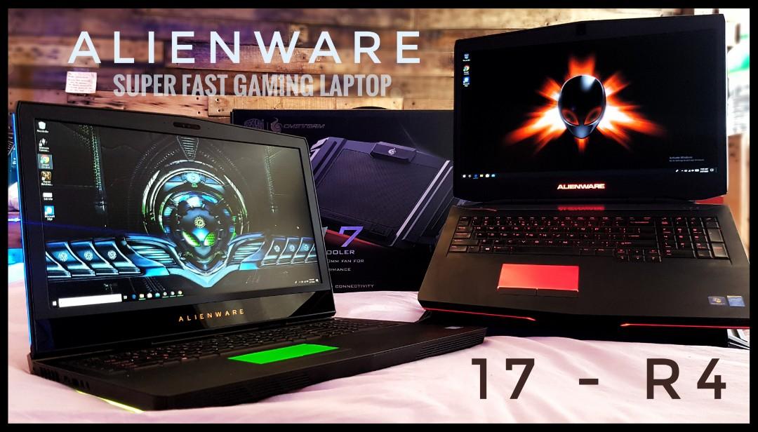 ALIENWARE 17 R4 core i7 Superfast Gaming Laptop (Category: Laptops & Notebooks) located in Puerto Galera. Submitted by kerjmen (Listing ID 280380523, Image 1). Description: 55k ALIENWARE 17- R4 Intel Core i7 - 4th Generation Display Size: 17.3" inches PROCESSOR: 4700 4Cores / 8 Threads (8CPUs) 2.4GHz up to 3.4GHz 8GB 1600MHz DDR3 2 of 4 STORAGE: 750 HDD / 80GB SSD COLOR: Black VIDEO CARD MEMORY: Intel HD Graphics 4600 4GB GB Graphics Mem NGVIDIA 