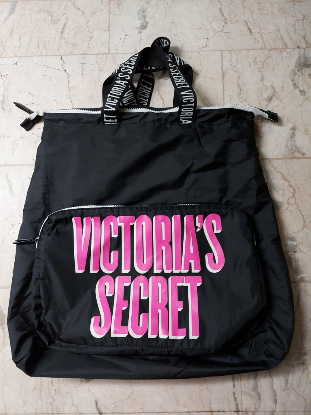 Authentic Victoria s Secret Packable Backpack Tote