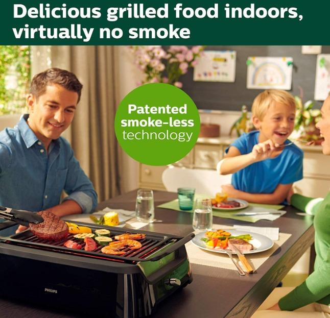 Avance Collection Philips Indoor Grill HD6372/94, Furniture & Home