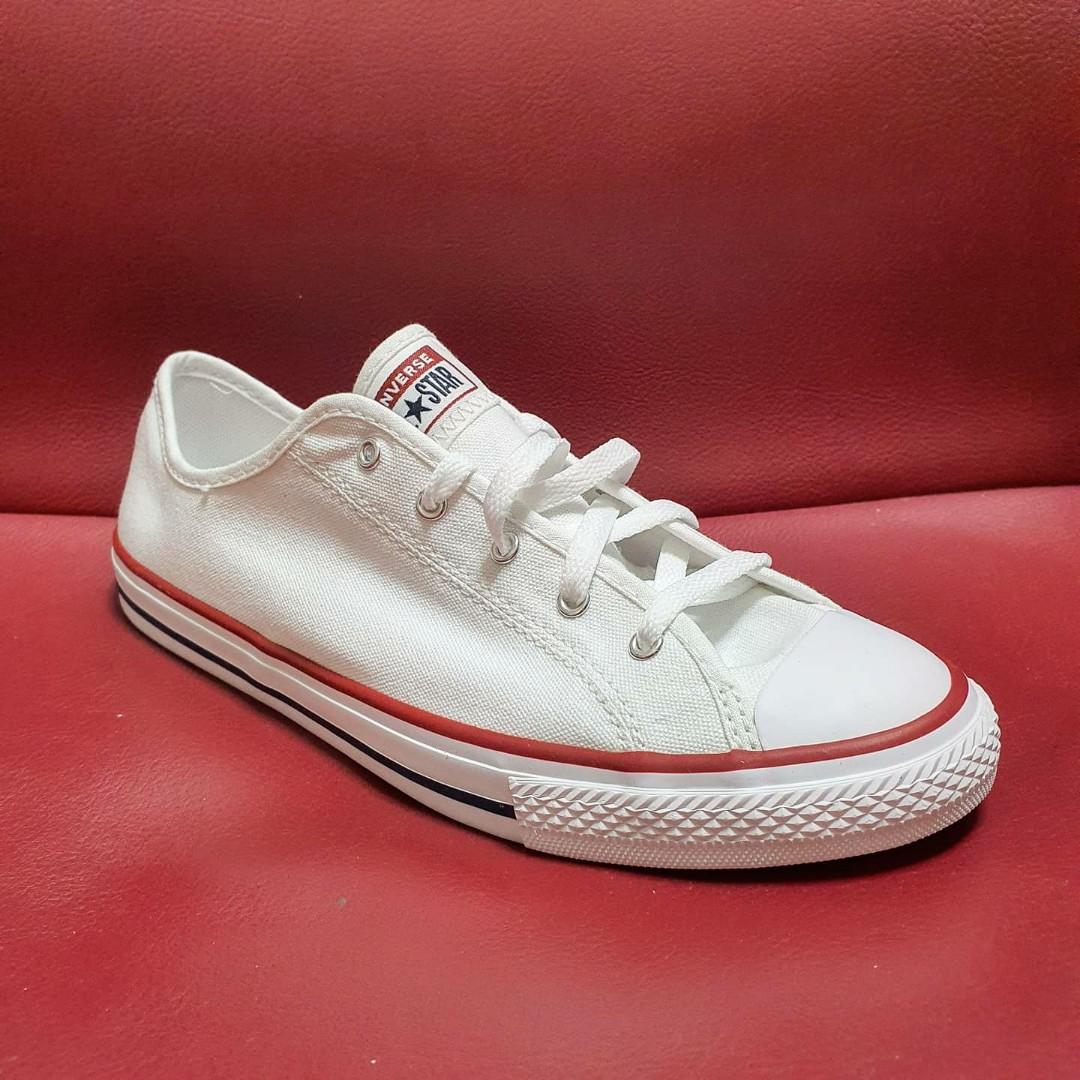 White & gold all star dainty new arrivals gs ox trainers