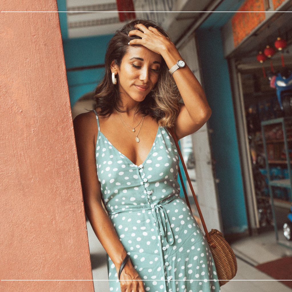 Kivari valencia best sale spot maxi dress
