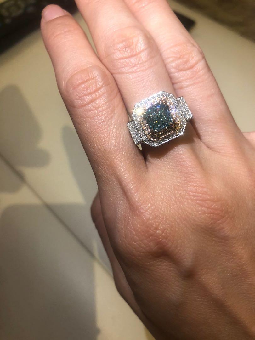 Vvs cheap blue diamonds