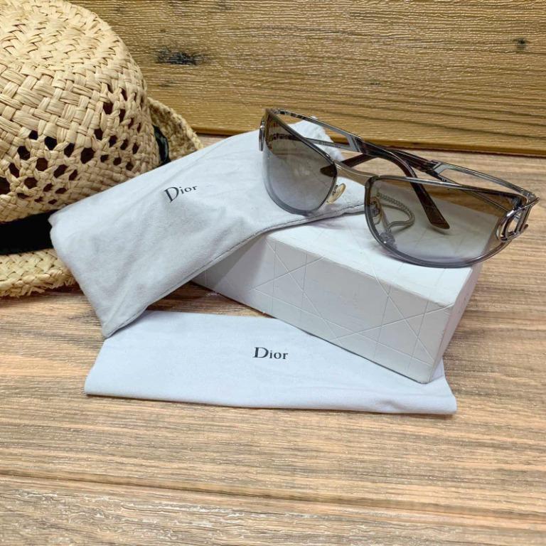 Christian Dior Authentic Diorissimo Rimless Sunglasses Unisex Women S Fashion Watches Accessories Sunglasses Eyewear On Carousell