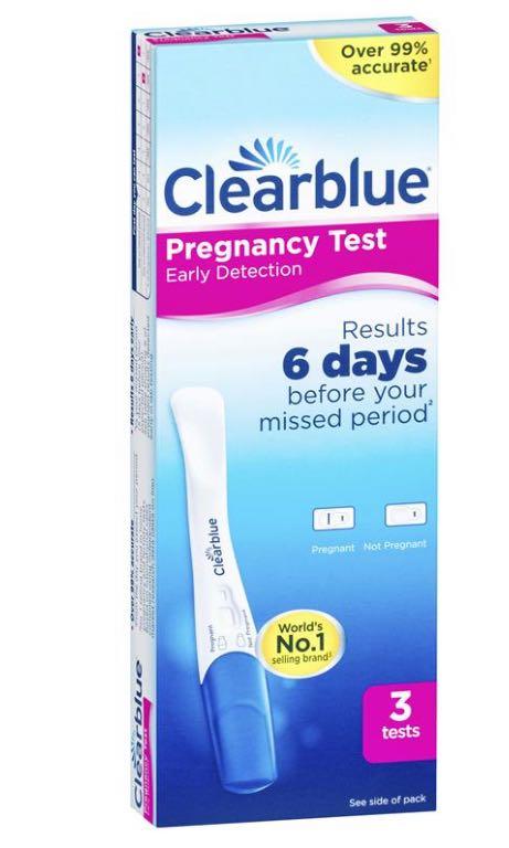 Bn 3pk Clearblue Early Detection Pregnancy Test Babies Kids Maternity Care On Carousell