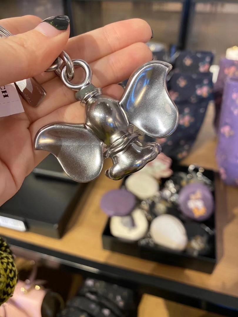 Disney x Coach Dumbo Jeweled Bag Charm Keychain