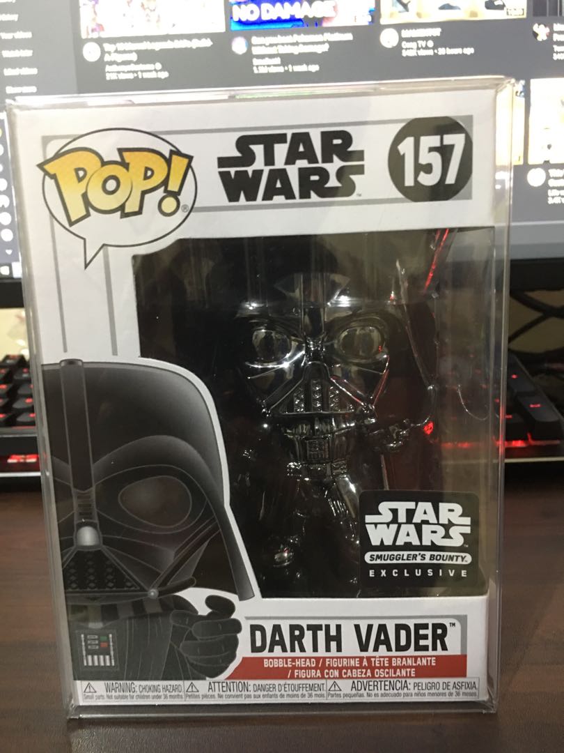 darth vader black chrome funko pop