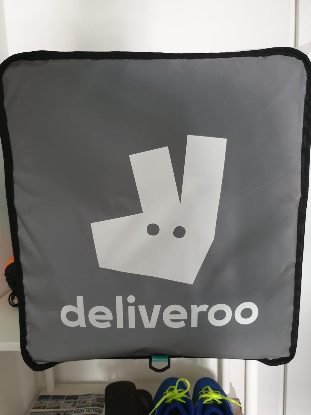 Deliveroo Thermal Bag With Halal Bag Motorcycles Motorcycle Accessories On Carousell