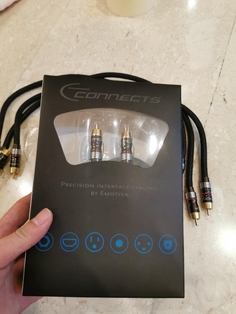 Emotiva RCA cable 1m x 2 piece, Audio, Portable Audio Accessories on