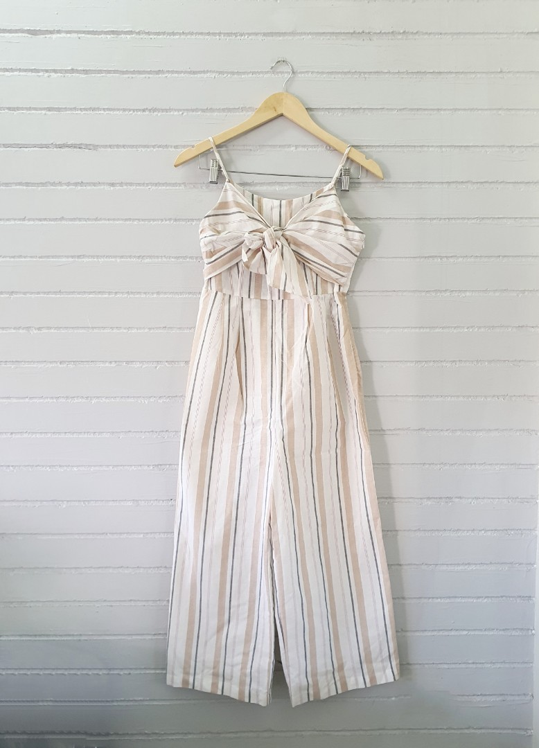 Forever 21 linen jumpsuit clearance