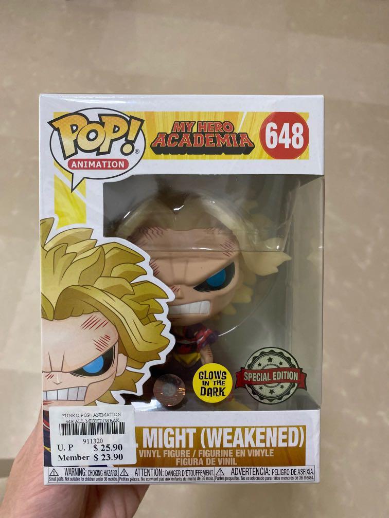 funko pop all might weakened