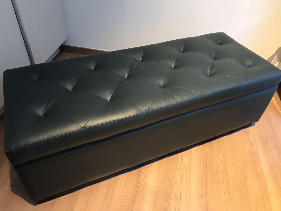 Second hand shop storage bench