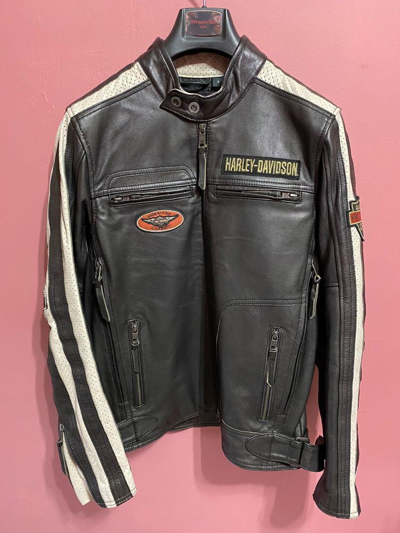 Harley Davison Riding leather jacket Women s Fashion Coats