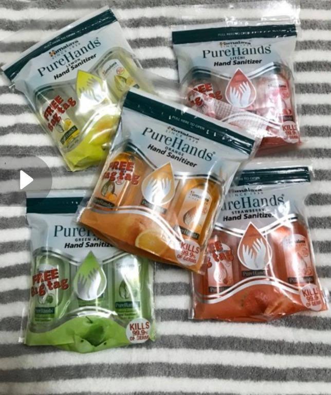Himalaya Hand Sanitizer 30ml X 3 With 1 Bag Tag Health Beauty Hand Foot Care On Carousell