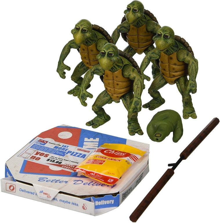 Baby Teenage Mutant Ninja Turtles 1:4 Accessory Set TMNT Action Figur NECA 