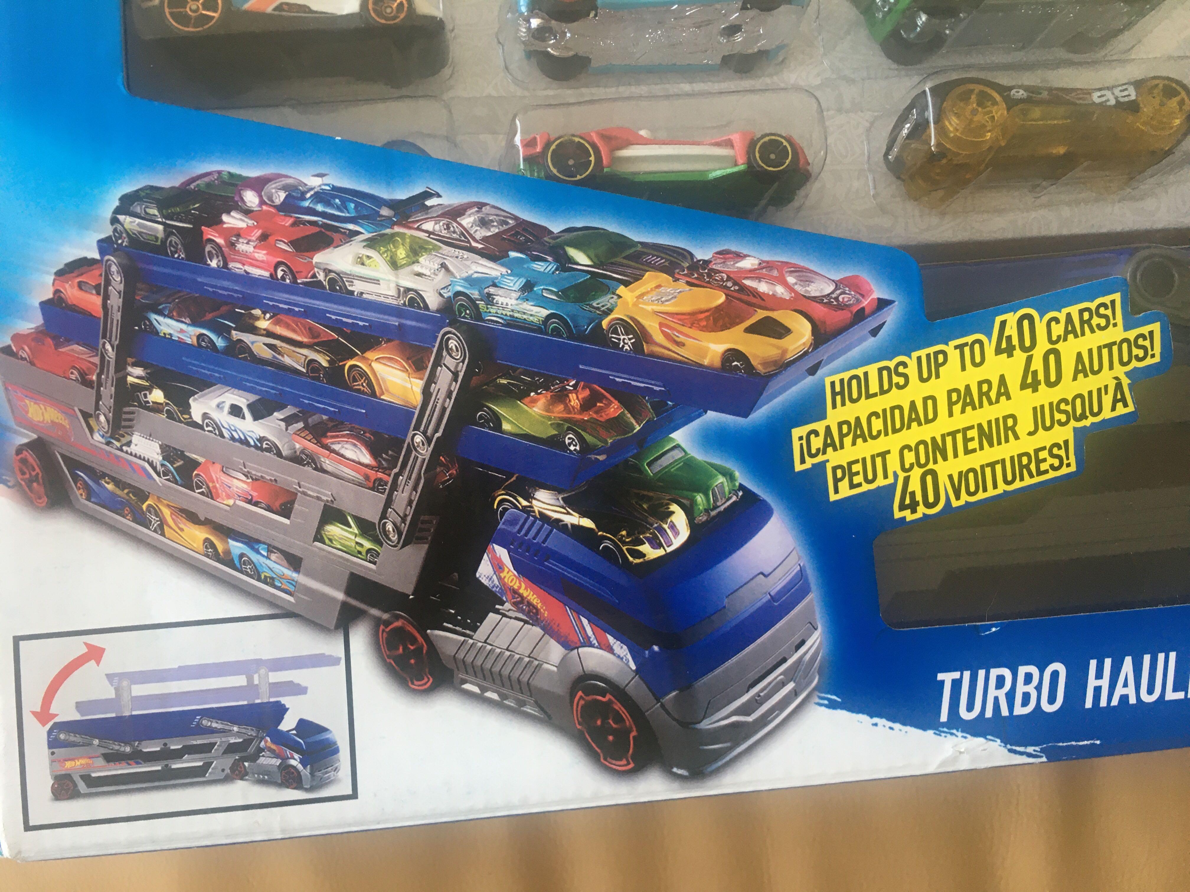 Hot Wheels Turbo Hauler Storage Truck, Hobbies & Toys, Toys & Games on