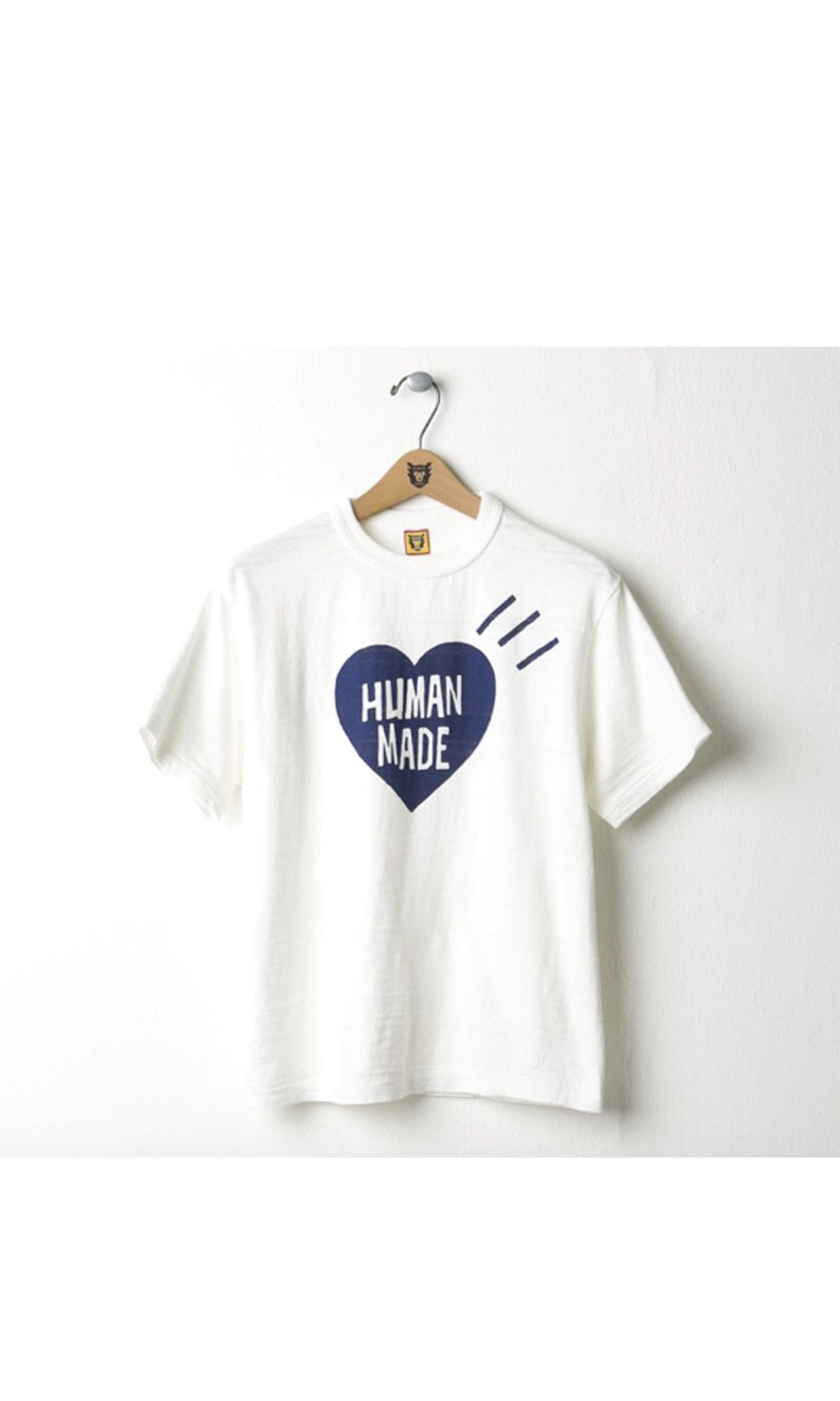 レアHuman Made Heart T Shirt Blue XXL