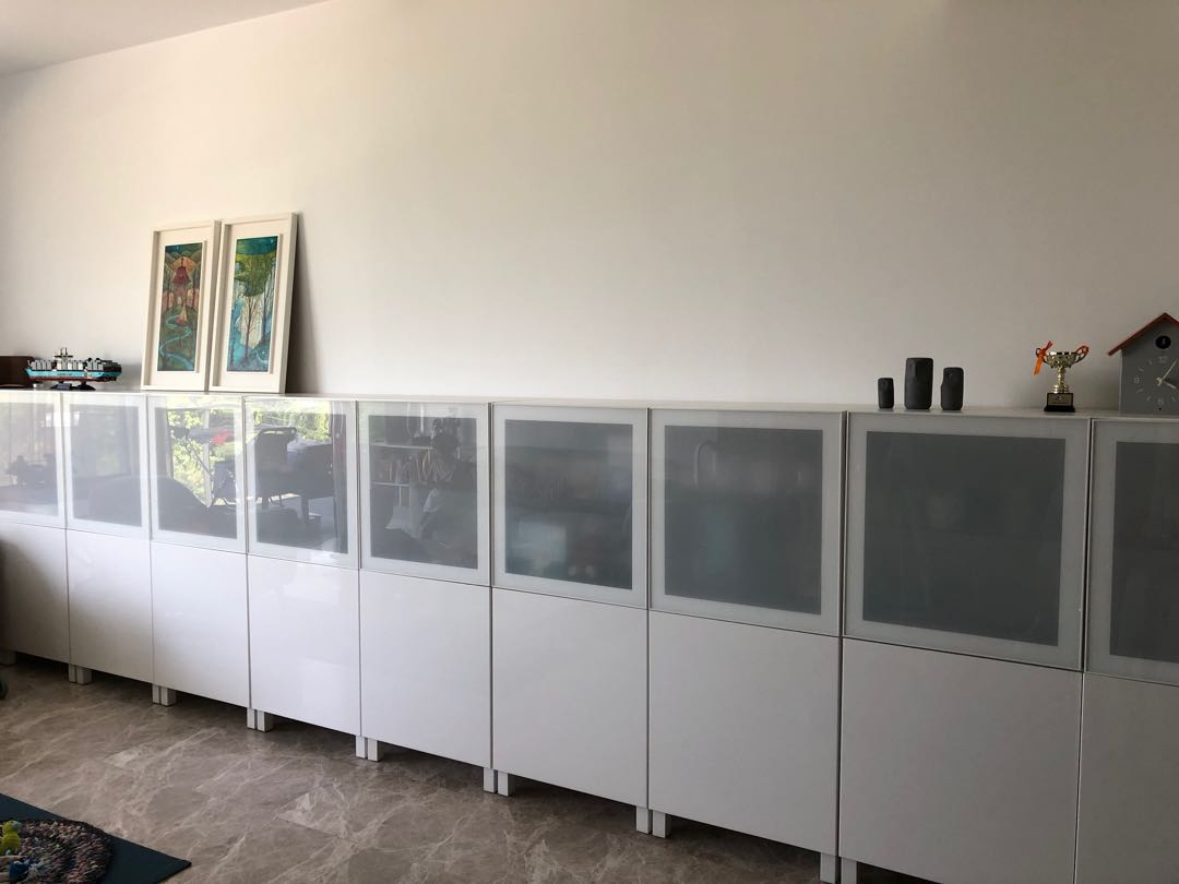 IKEA BESTA Shelves 70 off (10 available) 1 yrs old, Furniture