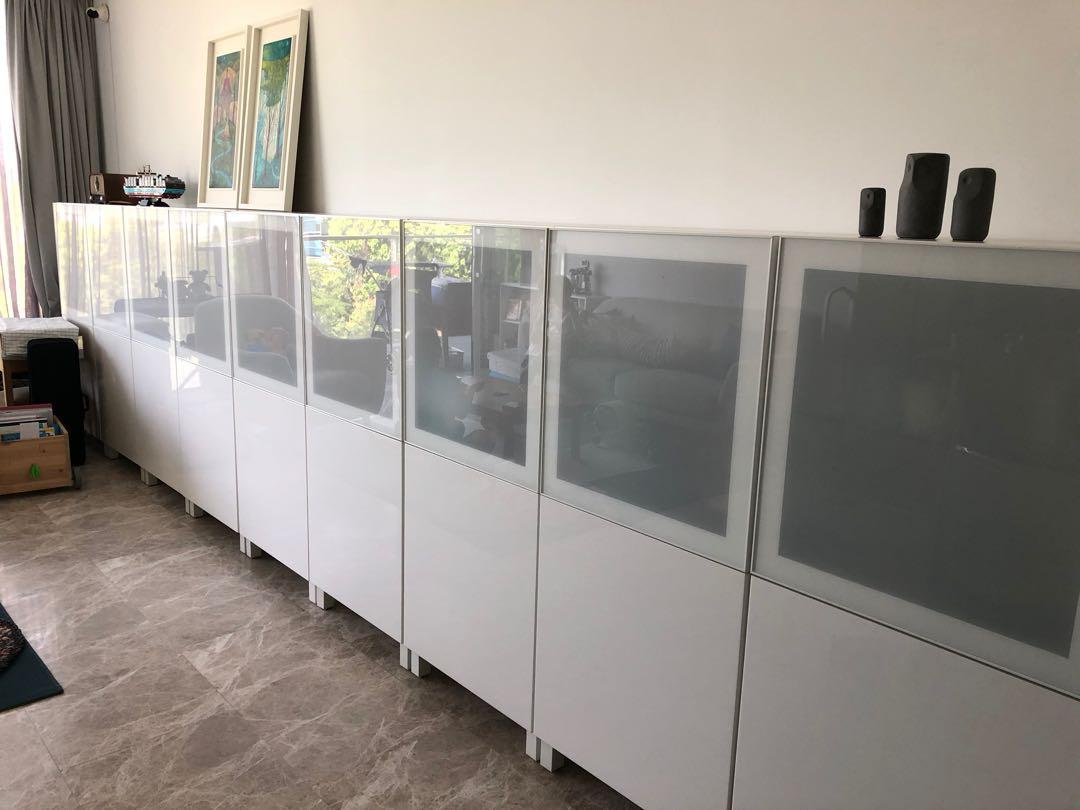 IKEA BESTA Shelves 70 off (10 available) 1 yrs old, Furniture