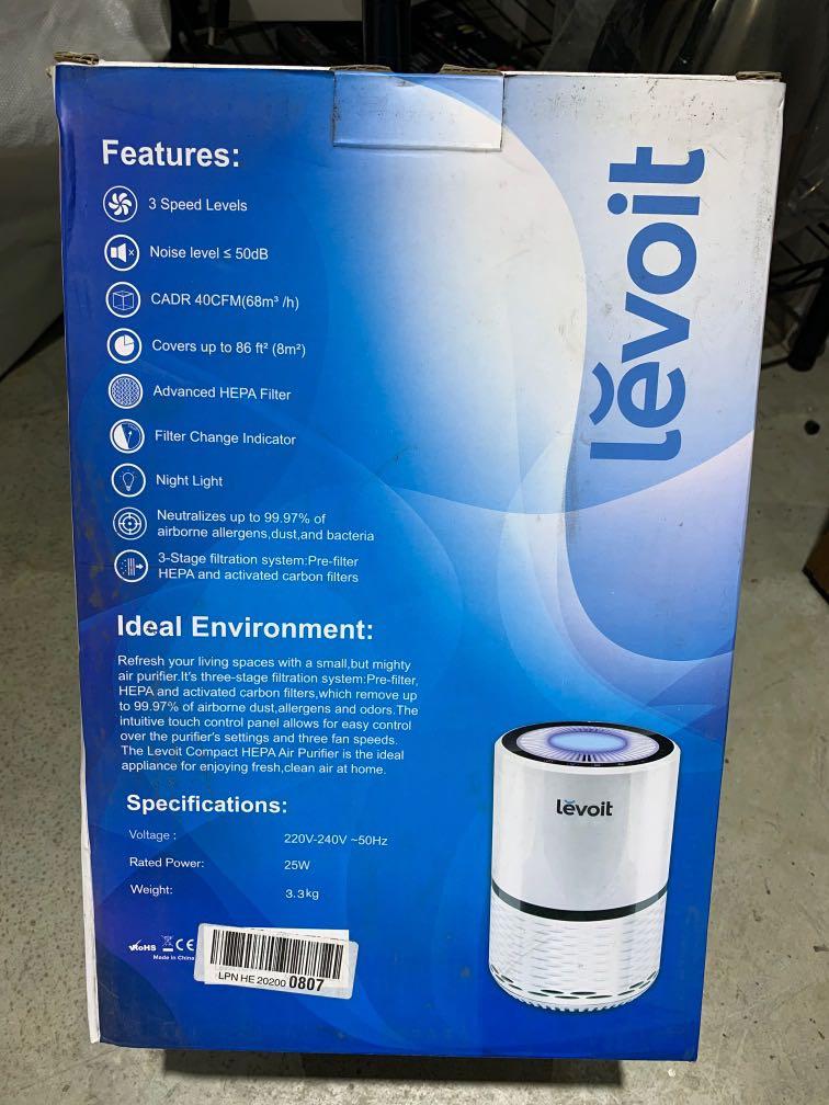 Levoit air purifier, TV & Home Appliances, Air Purifiers