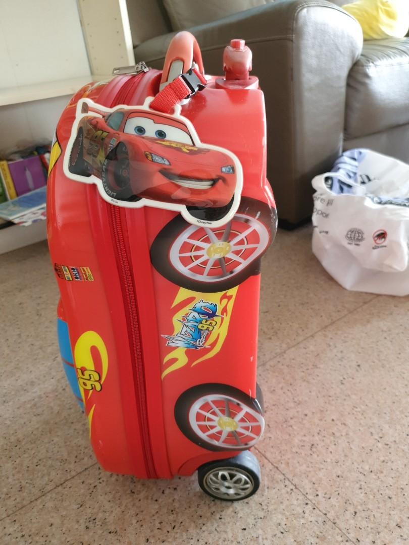 Lightning Mcqueen luggage, Babies & Kids, Infant Playtime on Carousell