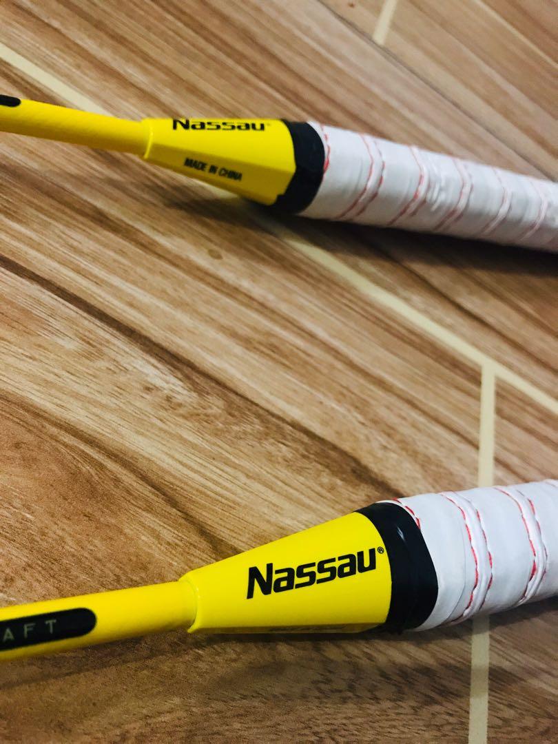 Nassau EXPERT SPEED Badminton Racket, Sports Equipment, Fishing on
