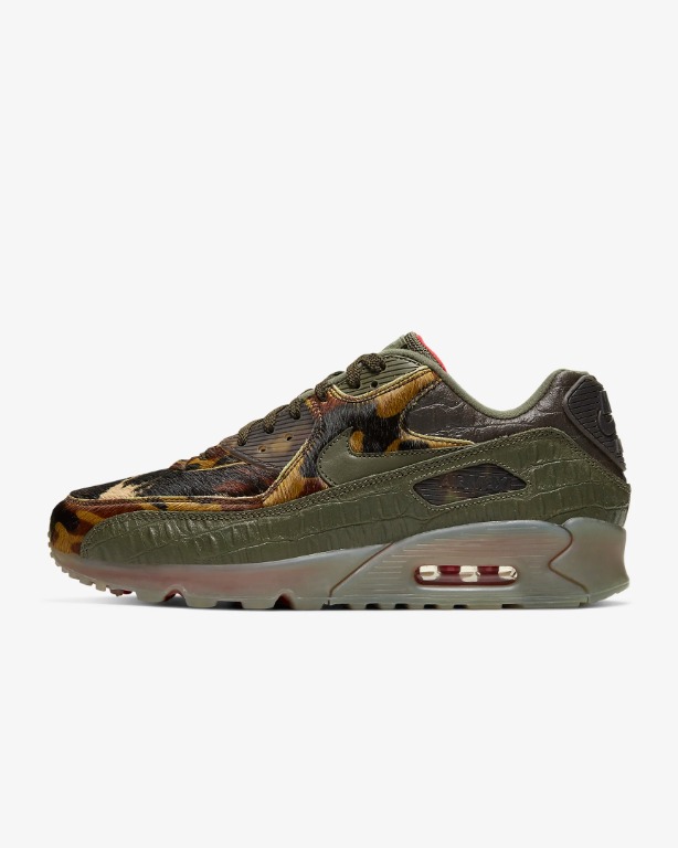 Nike Air Max 90 Croc Camo Men s Fashion Footwear Sneakers on