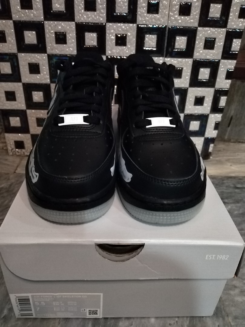 af1 skeleton glow in the dark