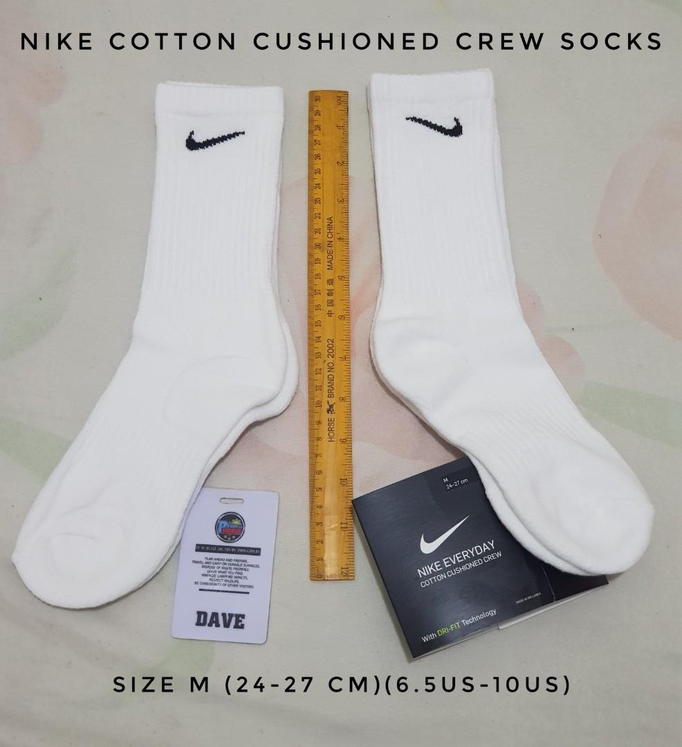 nike socks m size