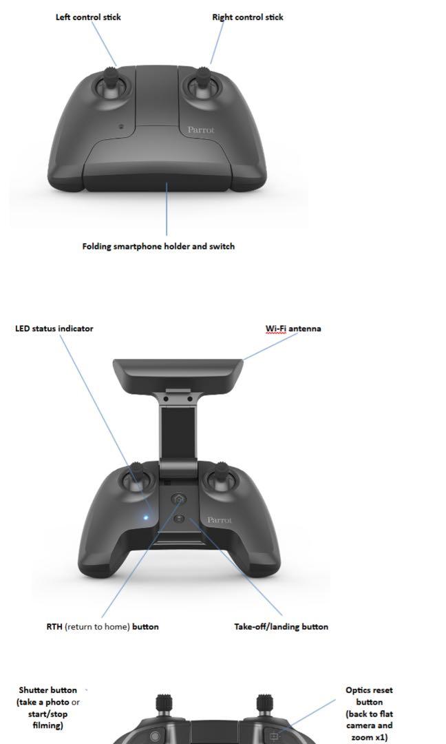 Reset top skycontroller 2