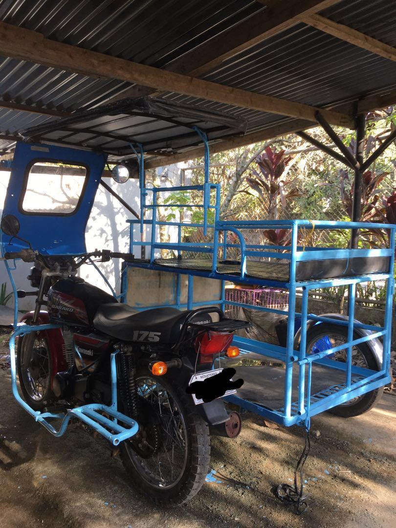 Pasalo Kawasaki Barako 175cc 2018 with side car, Motorbikes, Motorbikes