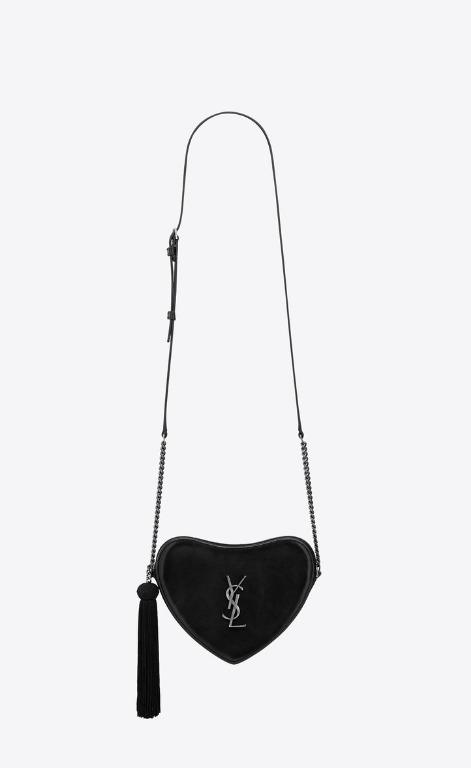 Preloved YSL Saint Laurent Monogram Heart Crossbody Bag